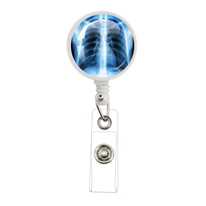 Fashionable And Creative Telescopic X-Ray Emblem Scroll Radiology Emblem Scroll Holder Emblem Scroll Nurse Doctor Student Card