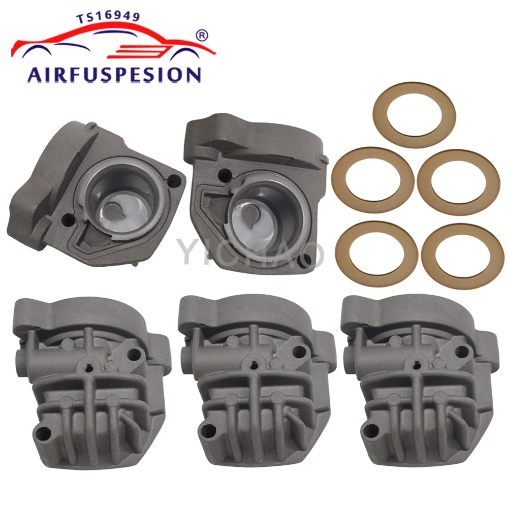 

5 Sets Cylinder Head and Piston Ring For BMW F02 F07 GT Air Suspension Compressor Repair Kits 2008-2017 37206789450 37206796445