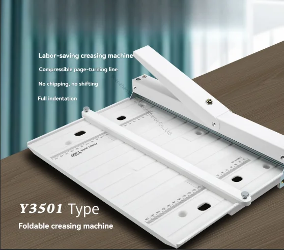 Y350 Paer Indentation A3 Manual Indentation Machine DIY Labor-saving and Lightweight Photo Album Greeting Card Cover Folding