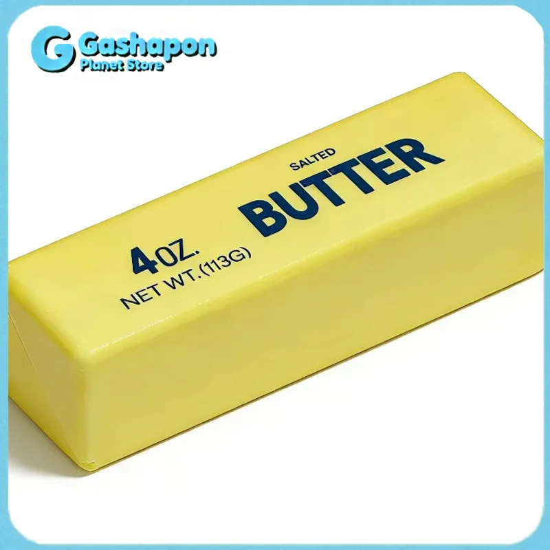 Realistischer Butter-Stick Squishy Spielzeug Langsam Aufsteigendes Stressabbau-Fidget-Spielzeug Dekompressions-Quetschbutter Sammlerstück Geschenk