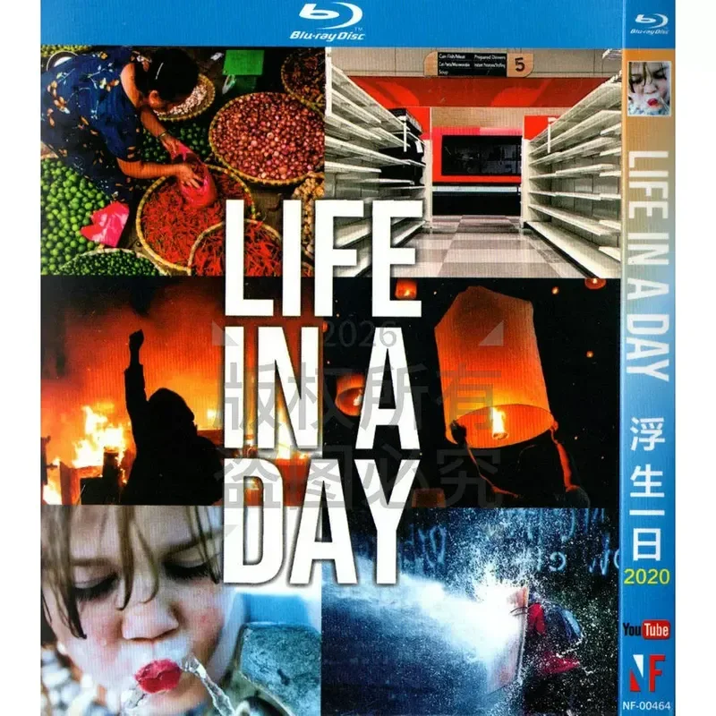 British documentary, floating life one day high definition BD Blu-ray 1 disc