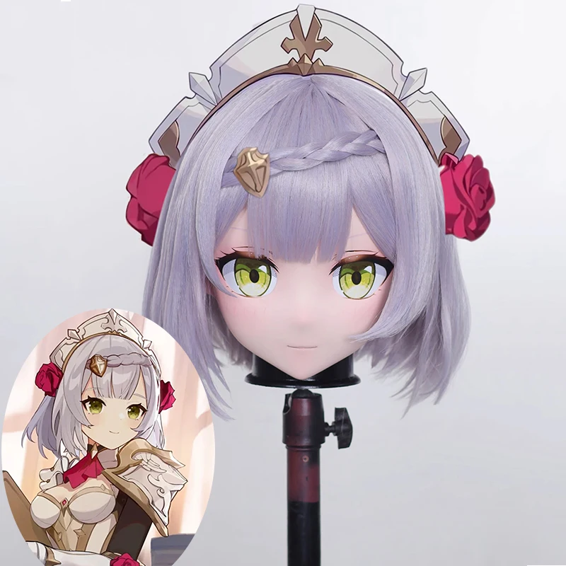 

Full headband lockHandmade Customize Doll Cartoon Character Kig Cosplay Kigurumi Mask Resin Japanese Anime Kigurumi Masks