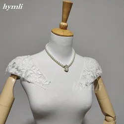 Accesorios de boda hechos a mano, correas de hombro nupciales de encaje con cuentas, mangas casquillo