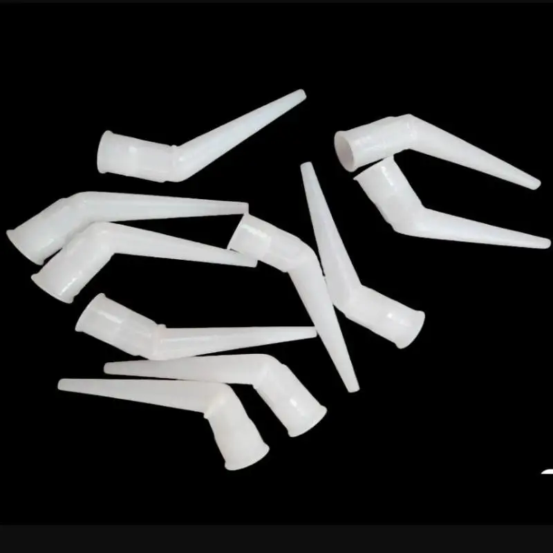 Disposable Plastic Glass Glue Nozzles Portable 1-100Pcs for Travel Home Repair Gap Filling Caulking Jobs