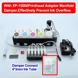 DTF CISS Modify Ink System For XP-15000 Without Chip White Ink Tank Stirrer Mixer XP15000 Timer Control XP 15000 DTF CISS Kit
