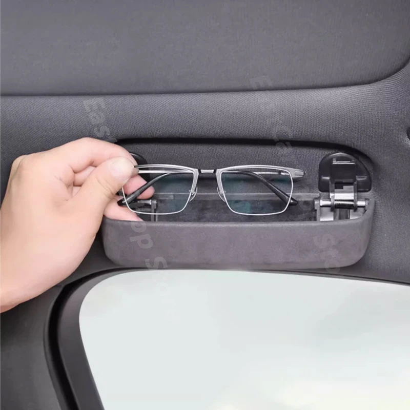 

For LEADING IDEAL LiXiang L7 L8 L9 2023 2024 Car ABS Glasses Box Car Sunroof Sunglasses Storage Box Automotive Accessories