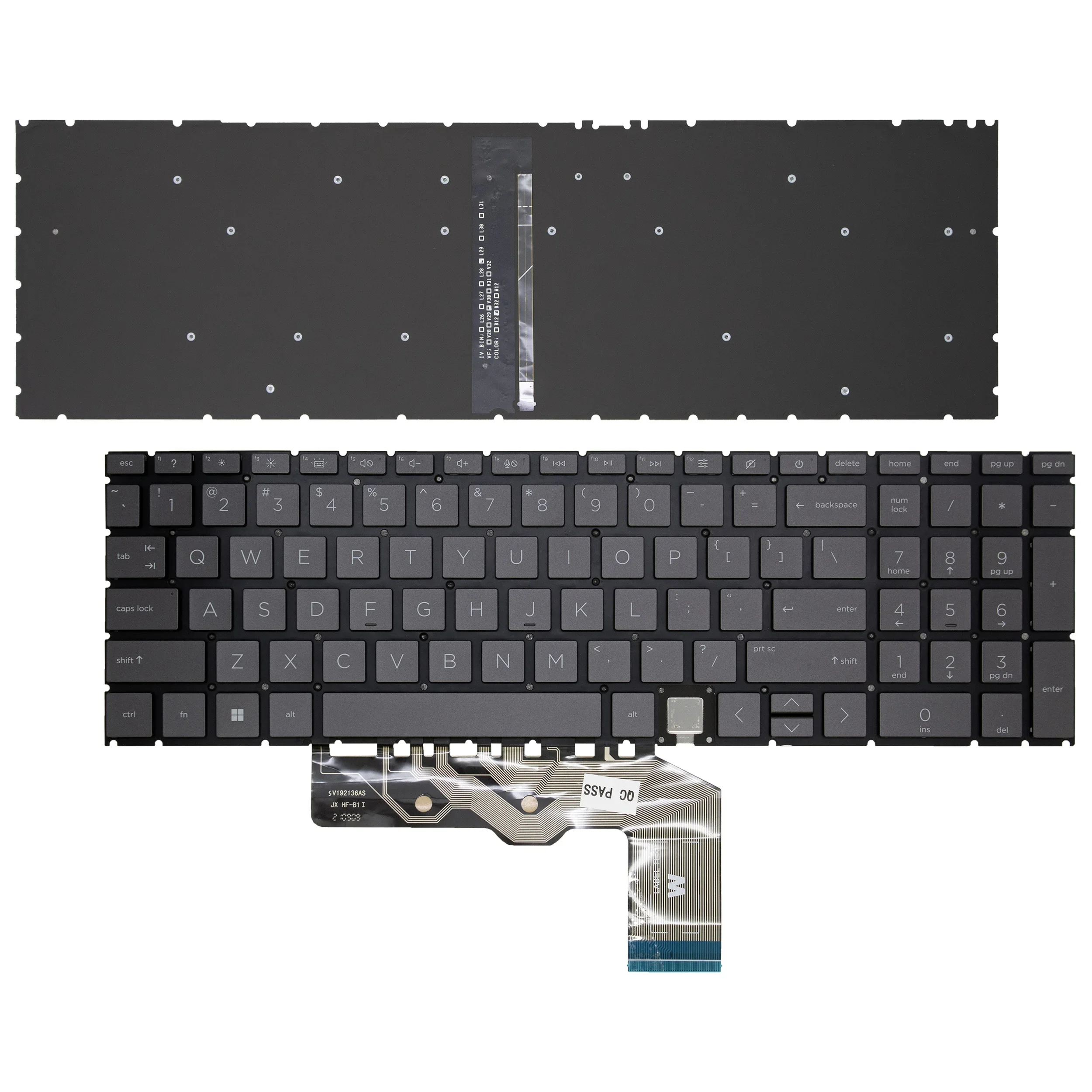 Original New US Keyboard for HP 15-ED TPN-C149 TPN-W140 17-CG 17M-CG 15M 15-EE Laptop Backlit keyboard Replacement Silver Brown