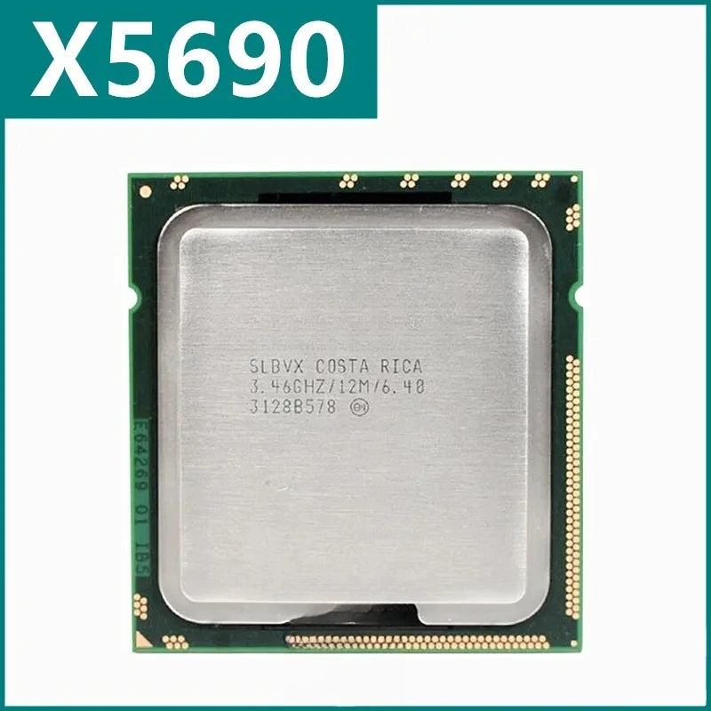 X5690 LGA 1366 3.46GHz 6.4GT/s 12MB 6 1333MHz SLBVX CPU