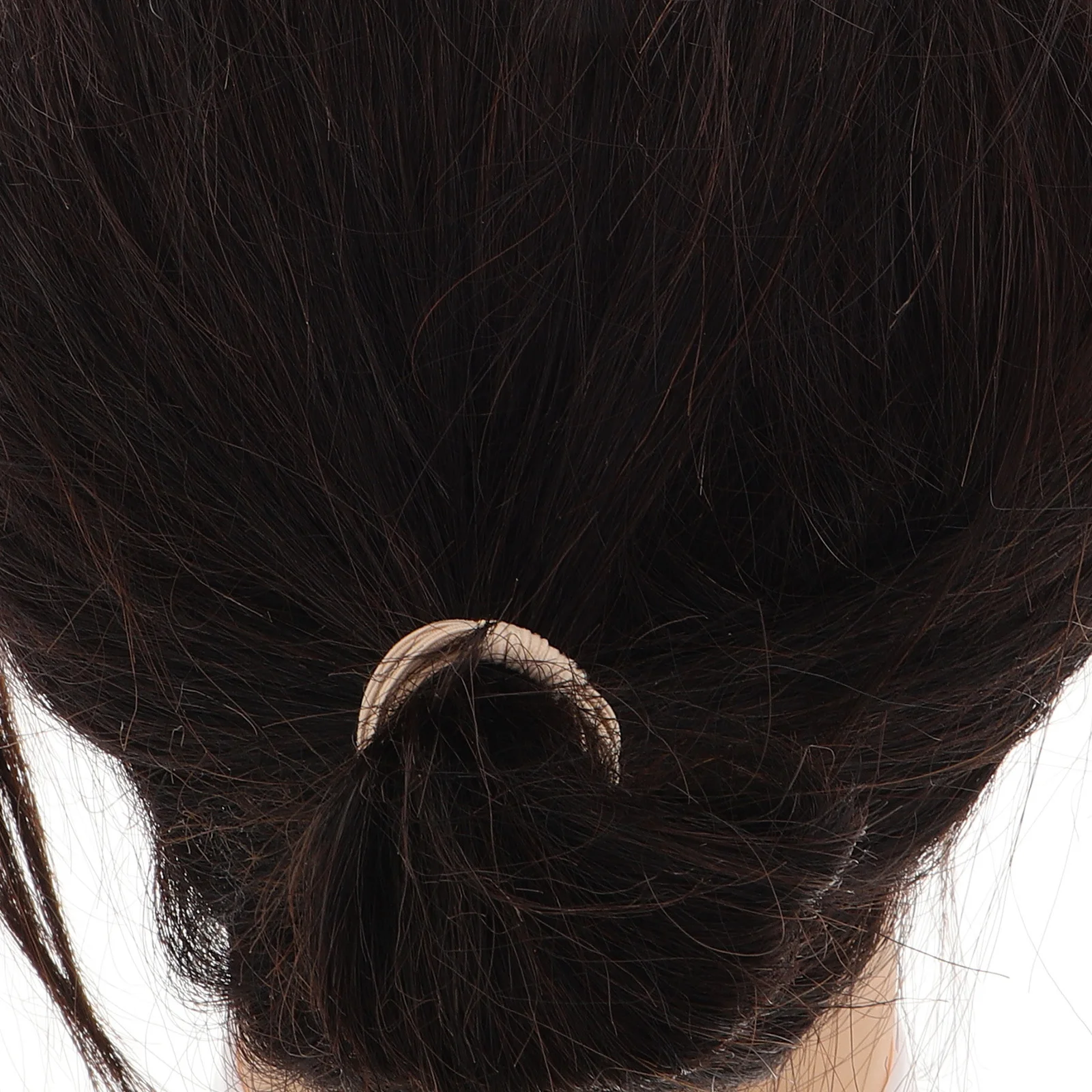 

10Pcs No Damage Beaded Hair Ties Golden Beads High Elasticity Triple Layer Multiple Colors Stylish Bead Hair Ties