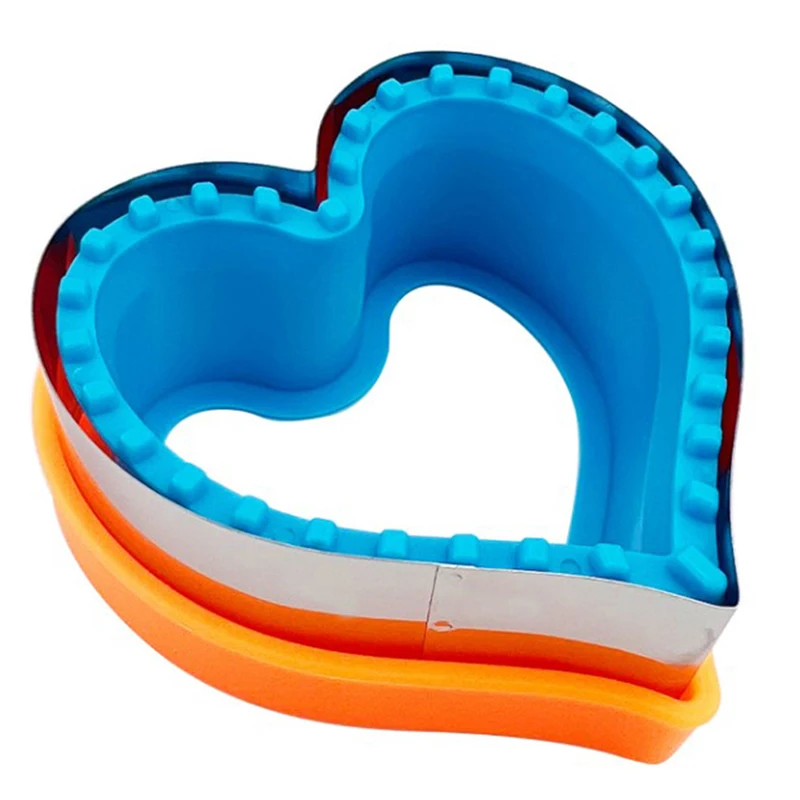 Sandwich Cutter Set for Kids Animal Dinosaur Star Heart Shape Stainless Steel Bread Mould Metal Cookie Cutters Mold Baking image 5