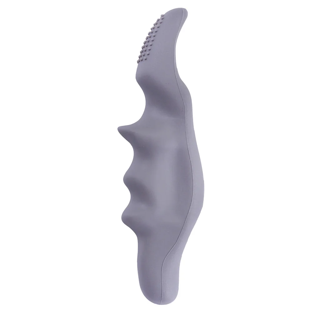 Massageador ergonômico de polegar, silicone macio, dispositivo de acupressão não invasivo para relaxamento e liberação de tensão, dor amigável para viagens