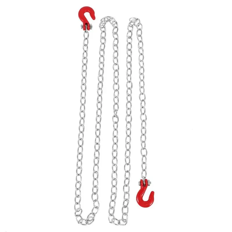 YSUN-1:10 RC Crawler Accessories Tow Chain With Trailer Hook For Axial SCX10 90046 TAMIYA CC01 RC4WD D90 D110 TF2 RC Climbing Ca