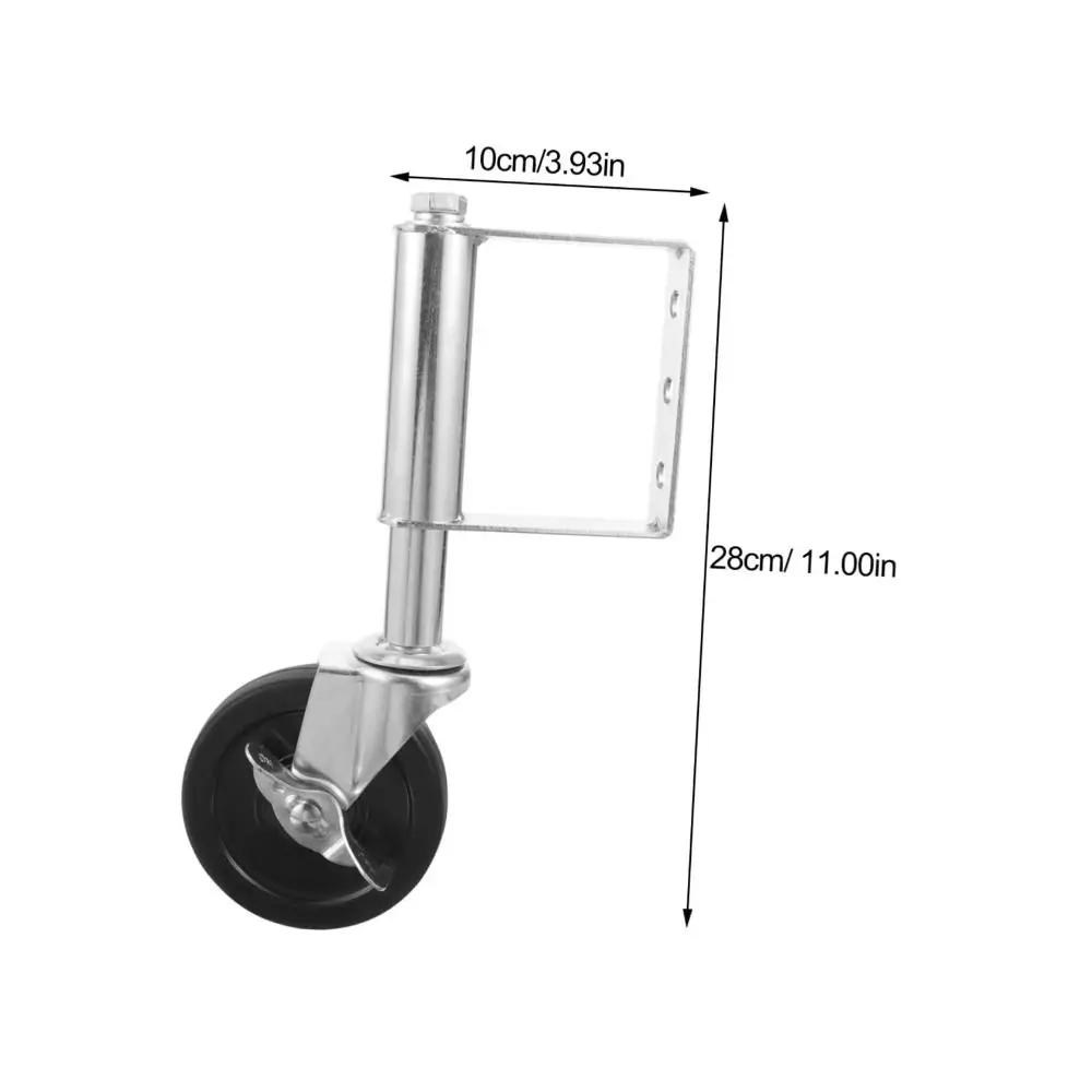 With Brake Universal Wheel Suppress Vibration Spring Loaded 360° Rotate Gate Wheels 220LBS Capacity Built-in Double Ball