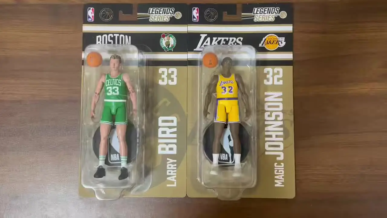 Mcfarlane Toys NBA 6in Articulated Figures Larry Bird/ Earvin