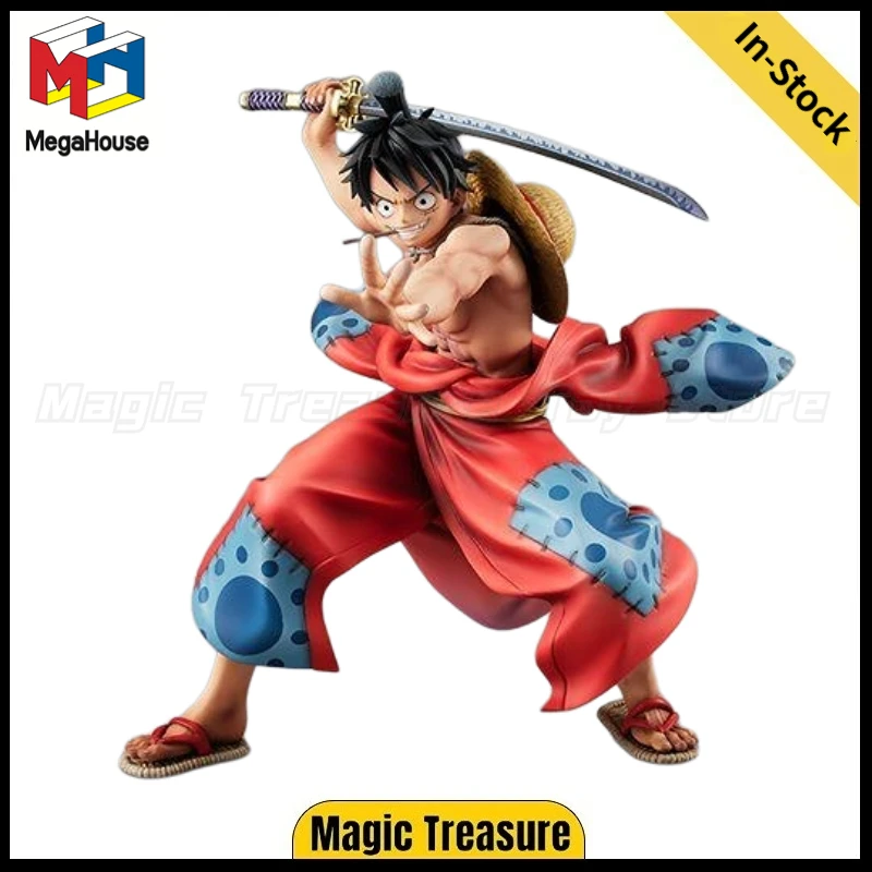 

【In Stock】Original MegaHouse POP ONE PIECE Monkey D. Luffy 1/8 Scale Figure Toy Gift