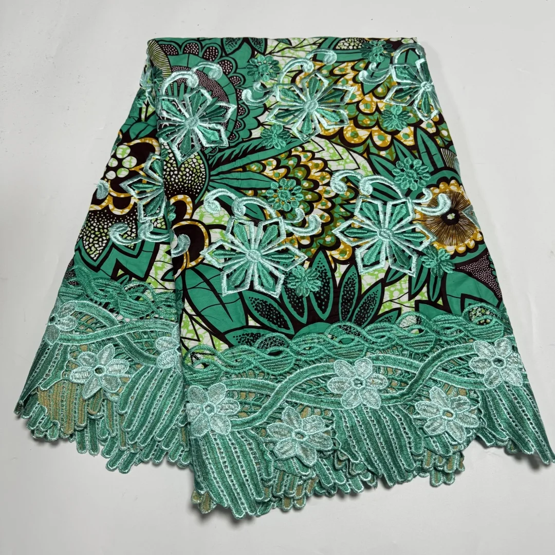 2025 النيجيري لامعة الدانتيل الشمع طباعة الأقمشة الأفريقية عالية الجودة ل خليط نمط جديد النسيج للملابس ديكور المنزل TS11 #2