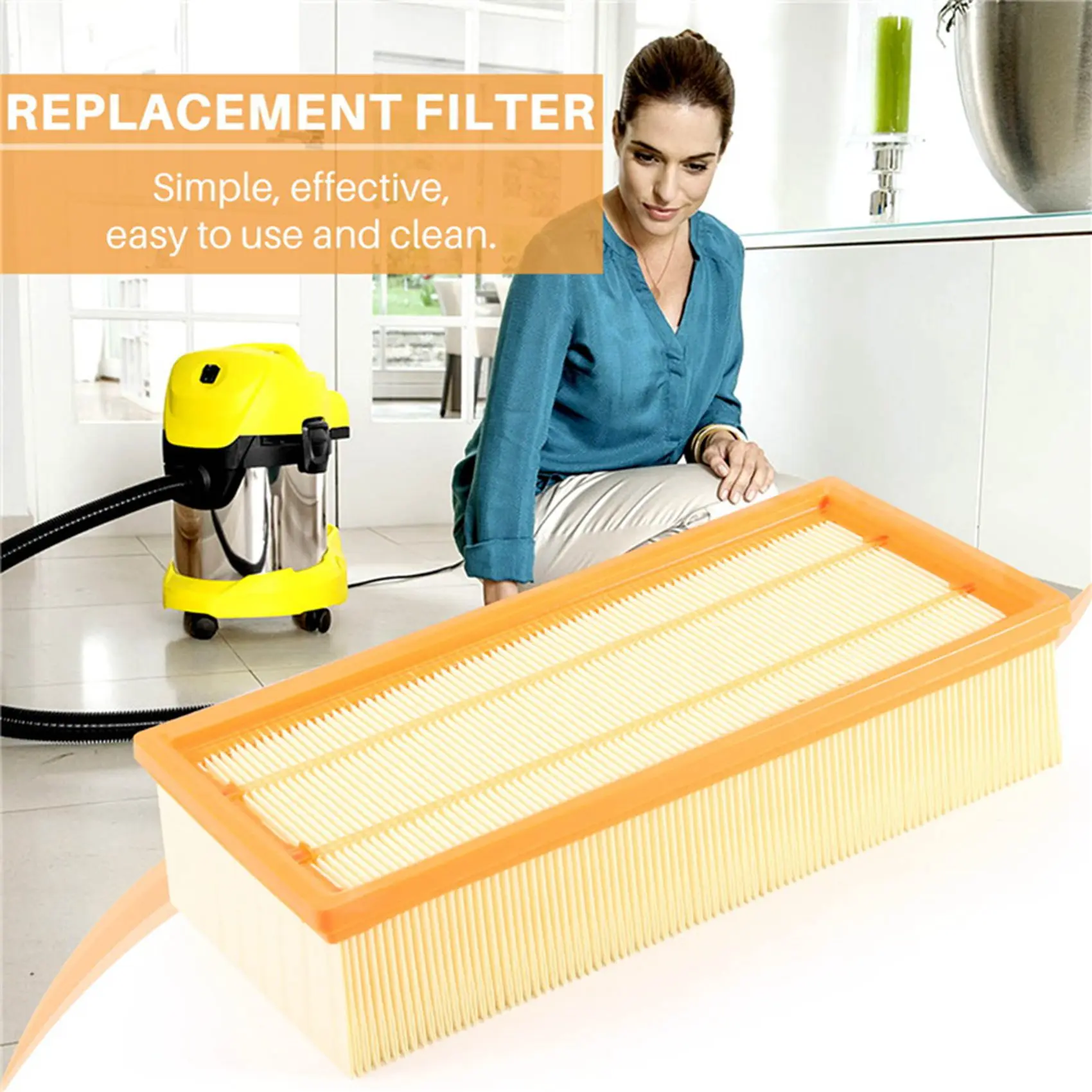 ケルヒャー用フィルター,掃除機部品,nt65,2 ac,nt72,nt75,me