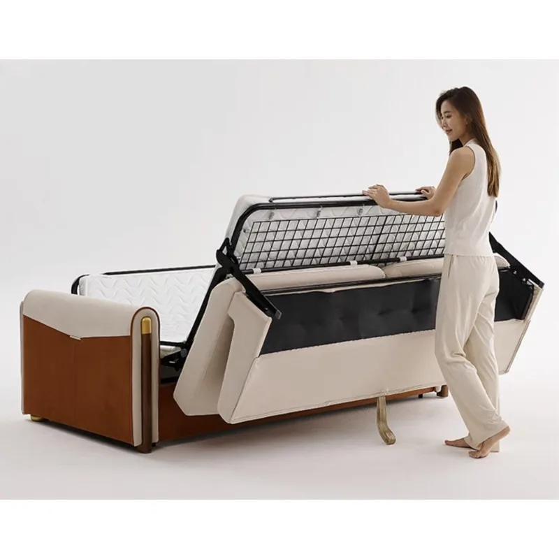 

Bed frame folding bed sofa iron frame bed furniture multi-functional modern simplicity