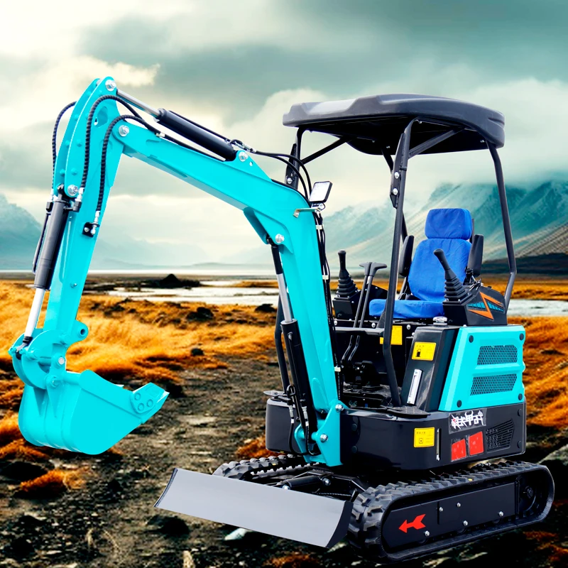 R New 2 Ton Mini Excavator With Strong Motor Engine Mini Crawler Earth Digger Customizable