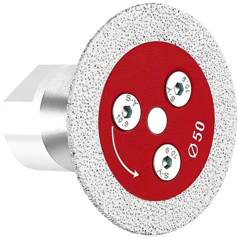 ABRU-Diamond Engraving& Chisel Saw Blade For Angle Grinder-M14 Mount, Vacuum Brazed- Cutting& Carving Tool For Stone, Tile,Concr