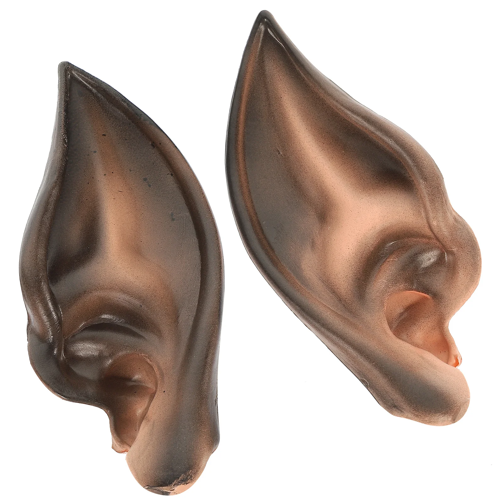 1 زوج ملون قزم آذان الدعائم مريحة هالوين تأثيري ملحق ل الجنية حفلة تنكرية كرنفال زي آذان للنساء