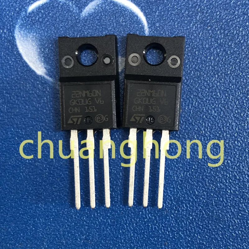 1Pcs/Lot Triode 22NM60N 22A 600V New Field Effect Transistor TO-220F STF22NM60N