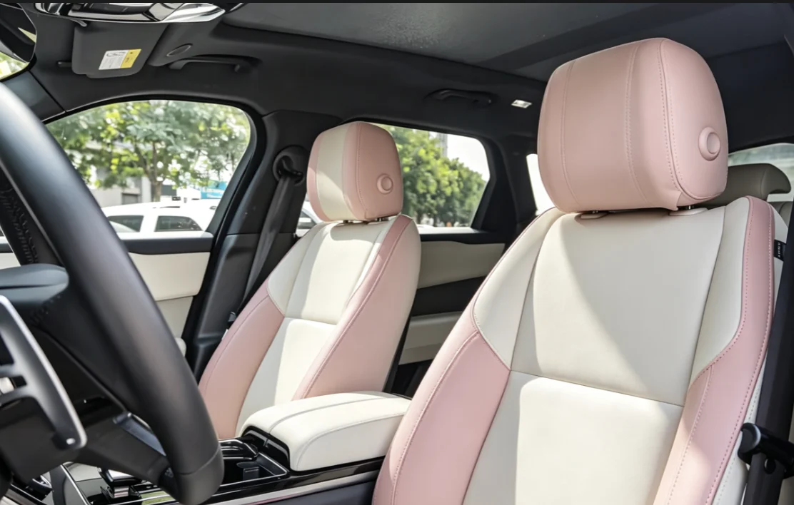 Für Range Rover Velar 2017~2020 Maßgefertigte Autositzbezüge Luxuriöses Nappaleder 100% Passgenau Innenraumzubehör 360 ° Vollständige Abdeckung – Detail 7