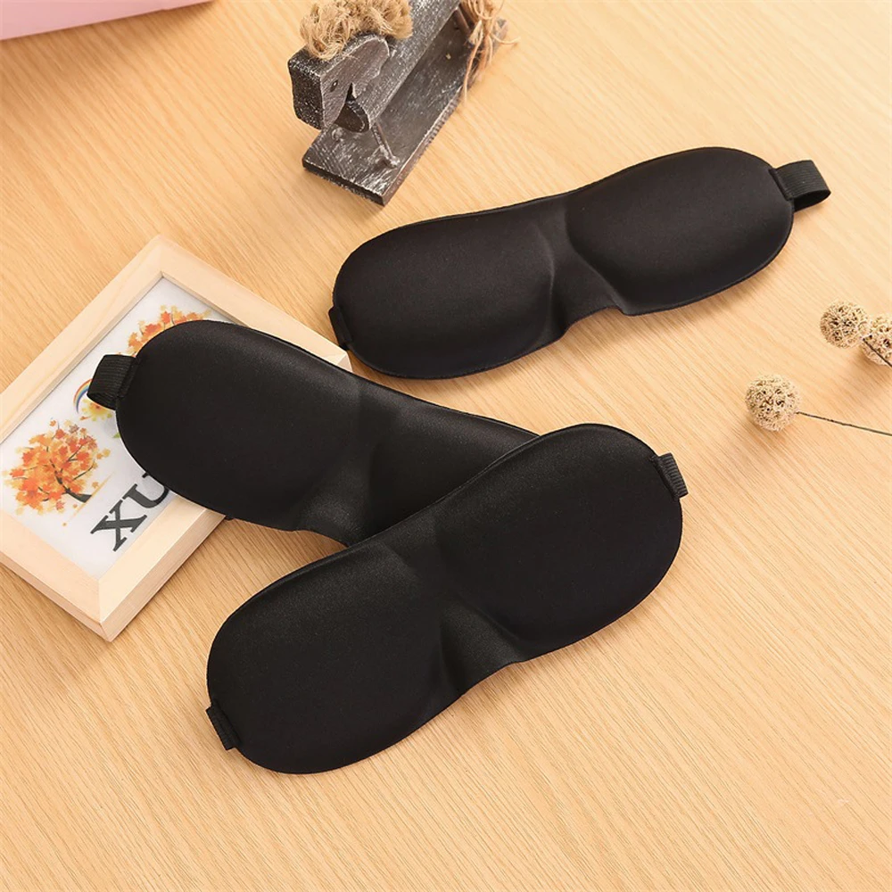 1Pcs 3D Schlaf Maske Natürliche Schlafen Augen Maske Eyeshade Abdeckung Schatten Eye Patch Frauen Männer Weiche Tragbare Augenbinde Reise augenklappe