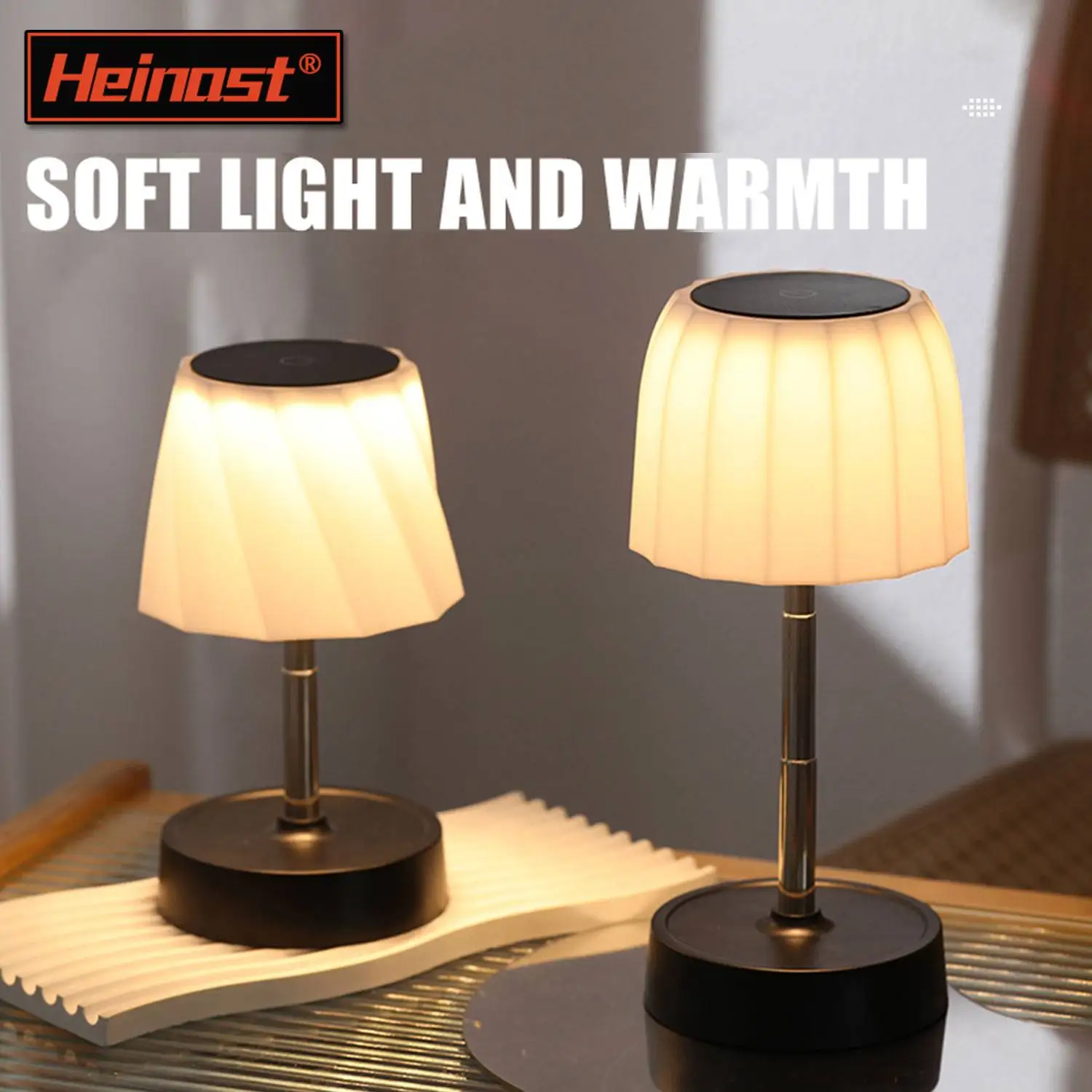 

XIWANGFIRE Table Lamp USB Powered Nightstand Lamp Warm Light Bedside Lamp With Cylinder Shade Desk Light Bedroom Home Decor