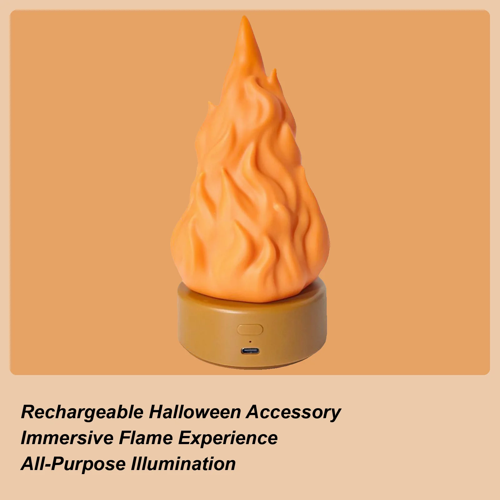 

Светодиодный ночник с мерцающим пламенем, светильник с пламенем на Хэллоуин, настольная лампа, 3 режима, окружающее освещение, домашний декор для отдыха на открытом воздухе