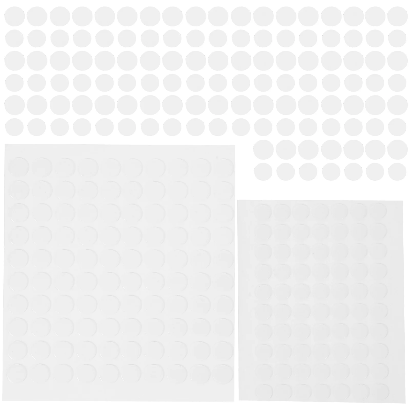 

10 Sheets Clear Double Sided Acrylic Adhesive Dots Removable Poster Sticky Tack Strong Bond Wall Putty for Hanging