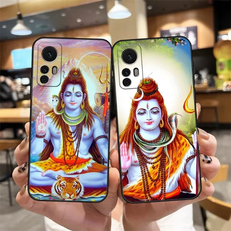 Lord Shiva Hindu God Phone Case Hot For Redmi Note 12 12S 11S 11 10 9S 8T 7 8 9 9T 10X A2 Pro Plus Black Silicone Cover