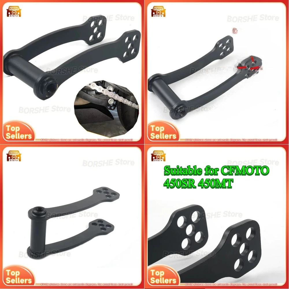 

Suitable for CFMOTO 450SR 450MT Dog Bone Style Motorcycle Seat Height Adjustment Bracket for Ride Height Modification