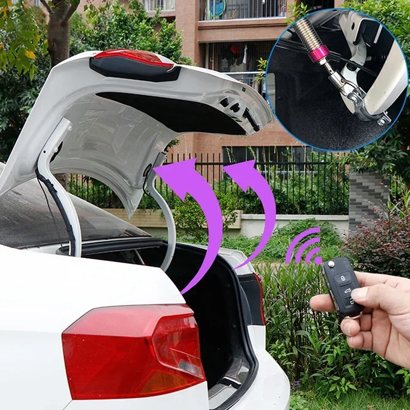 車のトランク用のユニバーサルダストカバー,1ピース,車のスプリングデバイス,リモコン,トランク用のユニバーサルツール