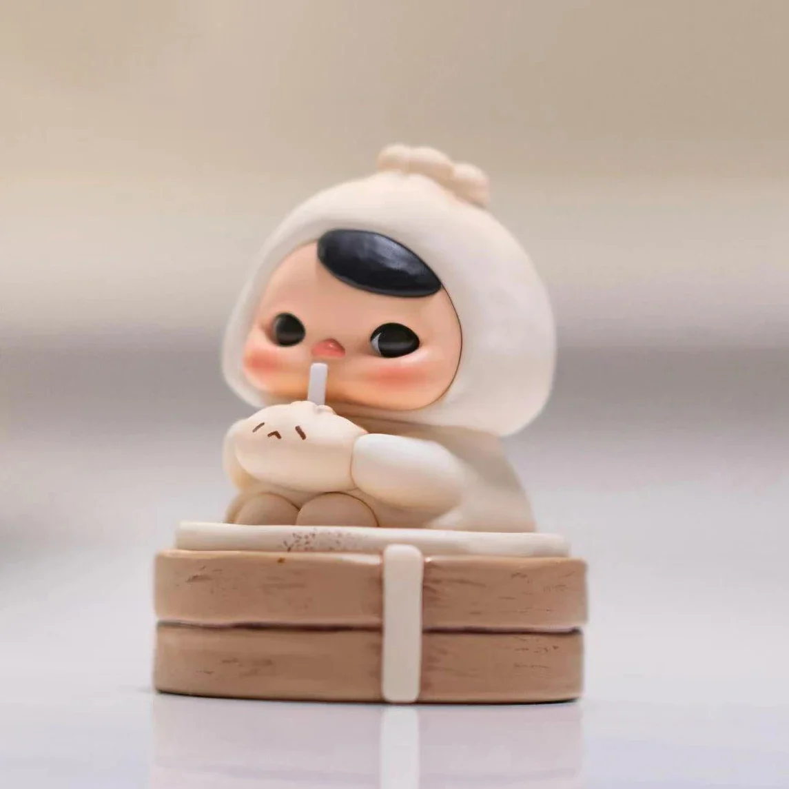 Original Pucky Gourmet Restaurant Blind Box Chinese Style Action Figure Cartoon Mysterious Surprise Box Model Cute Toys