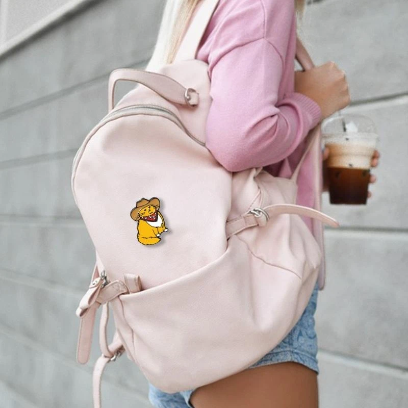 Cowboy occidentale per pazzia in stile gatto battitore perno a perno gioielli per animali d'infanzia