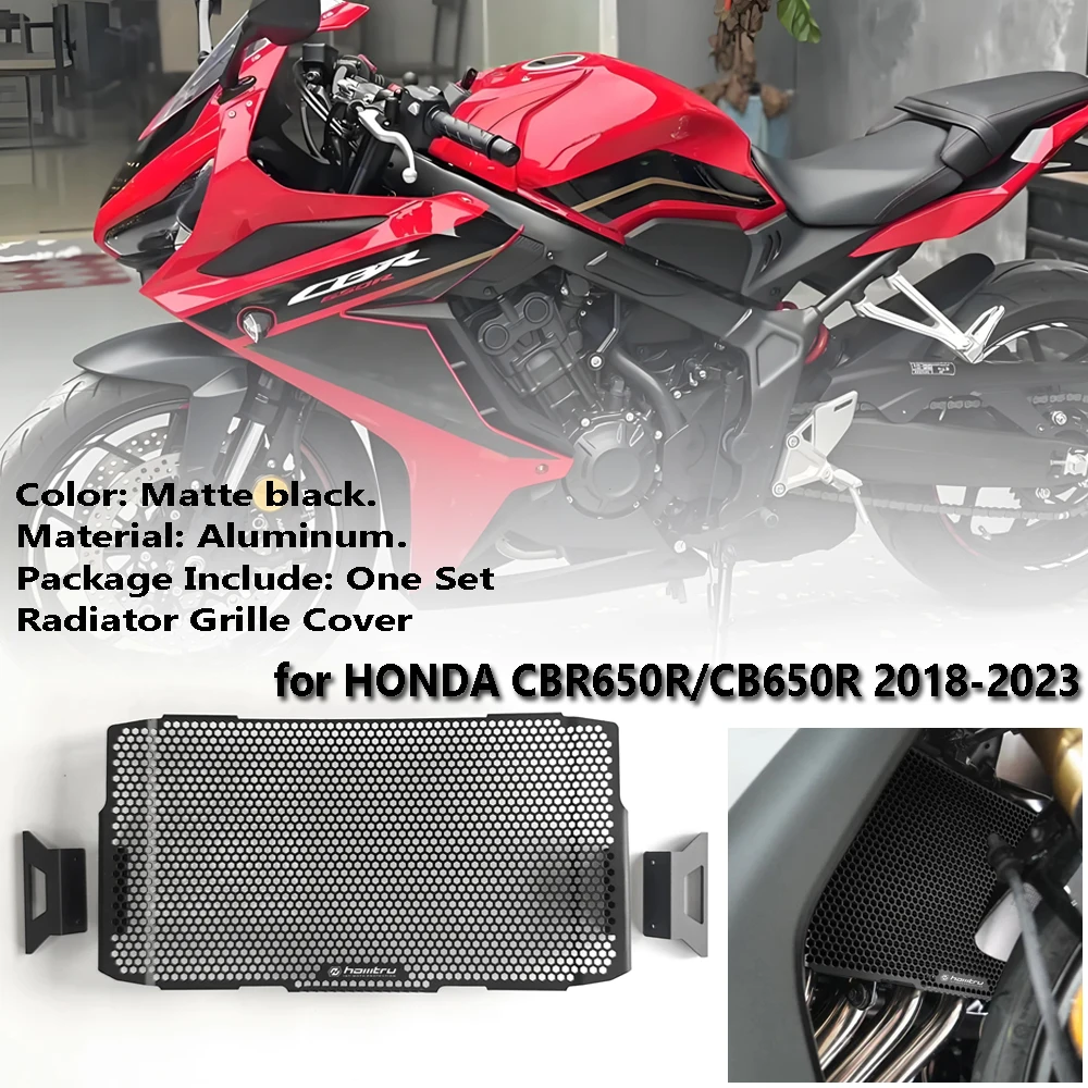 

for Honda CBR650R CB650R 2018-2023 Motorcycle Radiator Core Guards Grille Cover Protection Fit