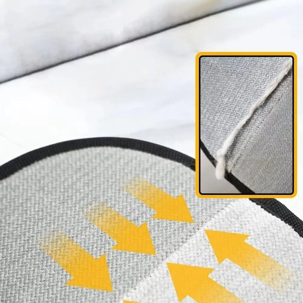 Two-way Pet Hair Remover Brush Reusable Washable Pet Static Hair Removal Gloves Multifunctional Mesh Cloth Static Dust Brush