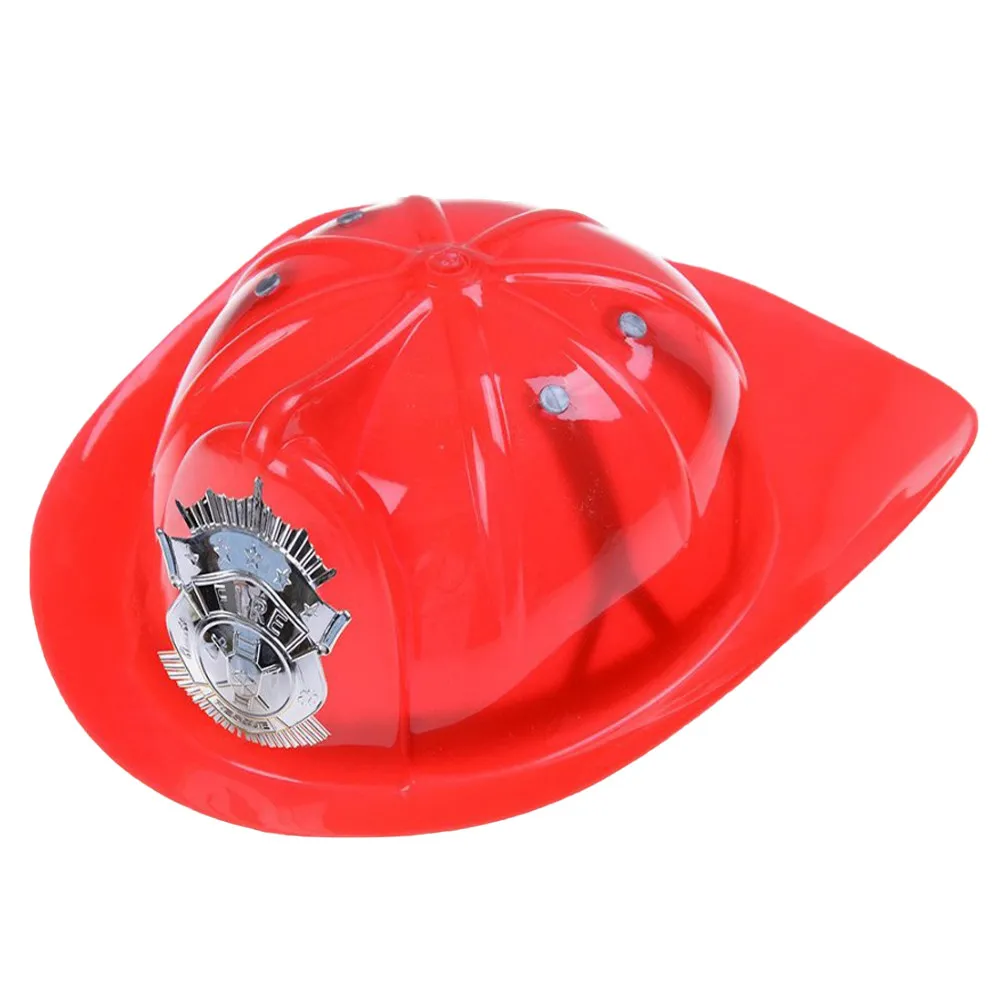 2pc Fire Safety Hat Kids Simulation Safety Role Play Educational Gift For Children Lightweight Durable Party Costume