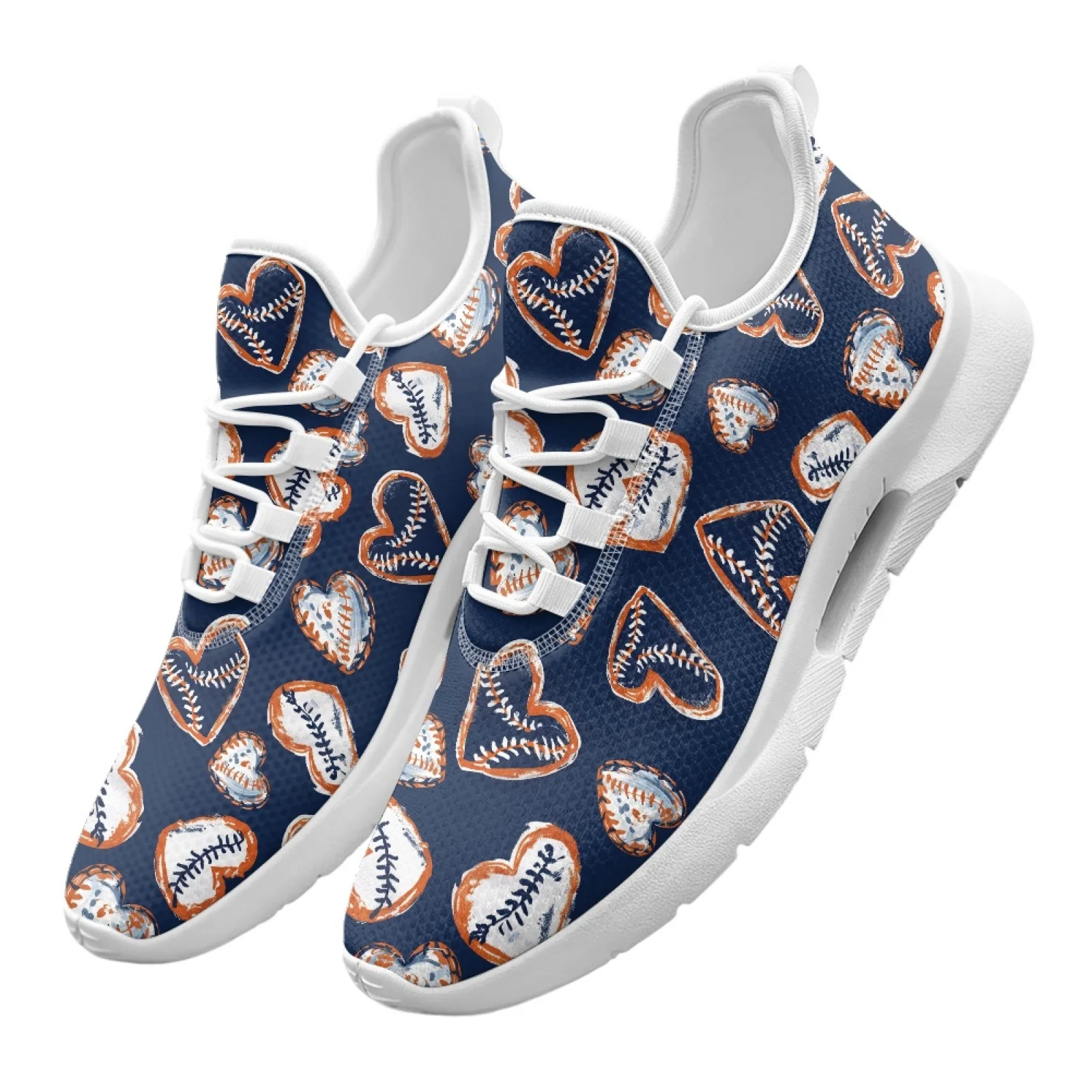 XIXIRIMIDO Lace-up Casual Shoes Mens Sneakers Comfortable Mesh Breathable Walking Shoe Women's Lightweight Sneaker Soft Baseball