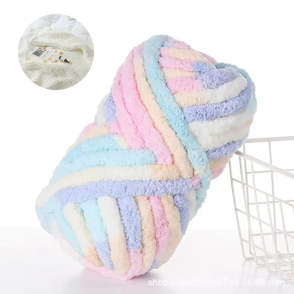 

1pc Macaron Single Strand Thread Extra Thick Icelandic Woven Yarn Handmade Hand Woven Thread for DIY Hat Blanket Woving
