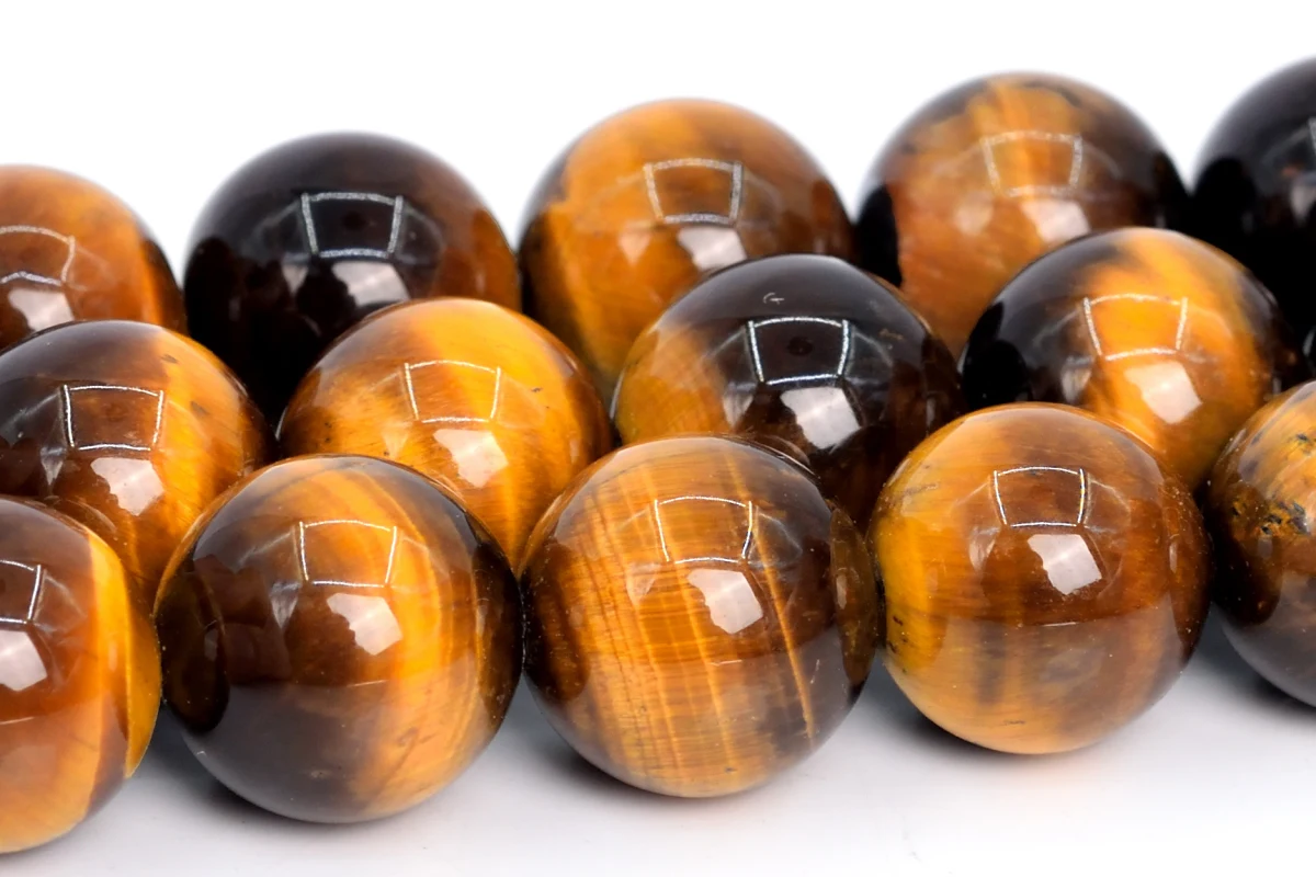 

Натуральные бусины «Тигровый глаз», круглые гладкие бусины класса ААА для изготовления ювелирных изделий, браслеты «сделай сам», ожерелья, желтые 4/6/8/10/12 мм