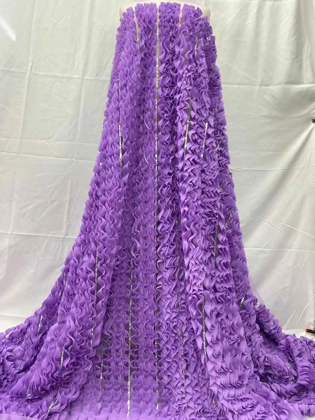 Africa Nigerian Beaded French Mesh Lace With Sequins High Quality 2025 Embroidery Lace Sequins Lace For Wedding Dresses Women