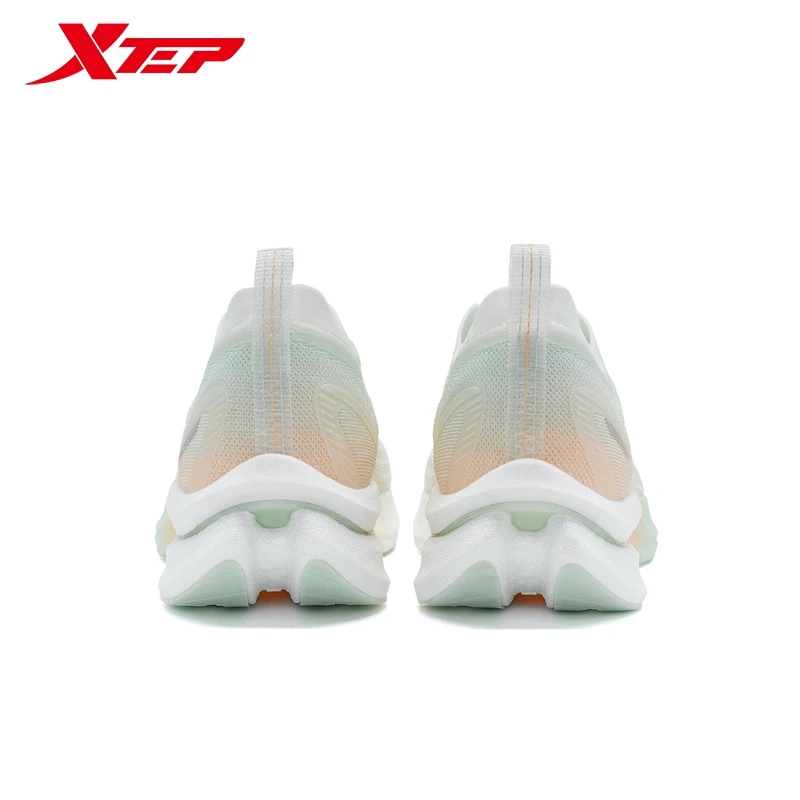 Xtep Running Shoes For Women 2024 Summer Elasticity Sole Sports Shoes CPU Material Soft Thick Sole Rebound Sneakers 976218110049