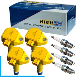 Ignition coil spark plug for Civic FA 1.8 R18A R20A Gen 8th VIII Stream CRV CITY Accord 2.0 SPIRIOR STEP WGN RN6 RN8 30520RNAA01