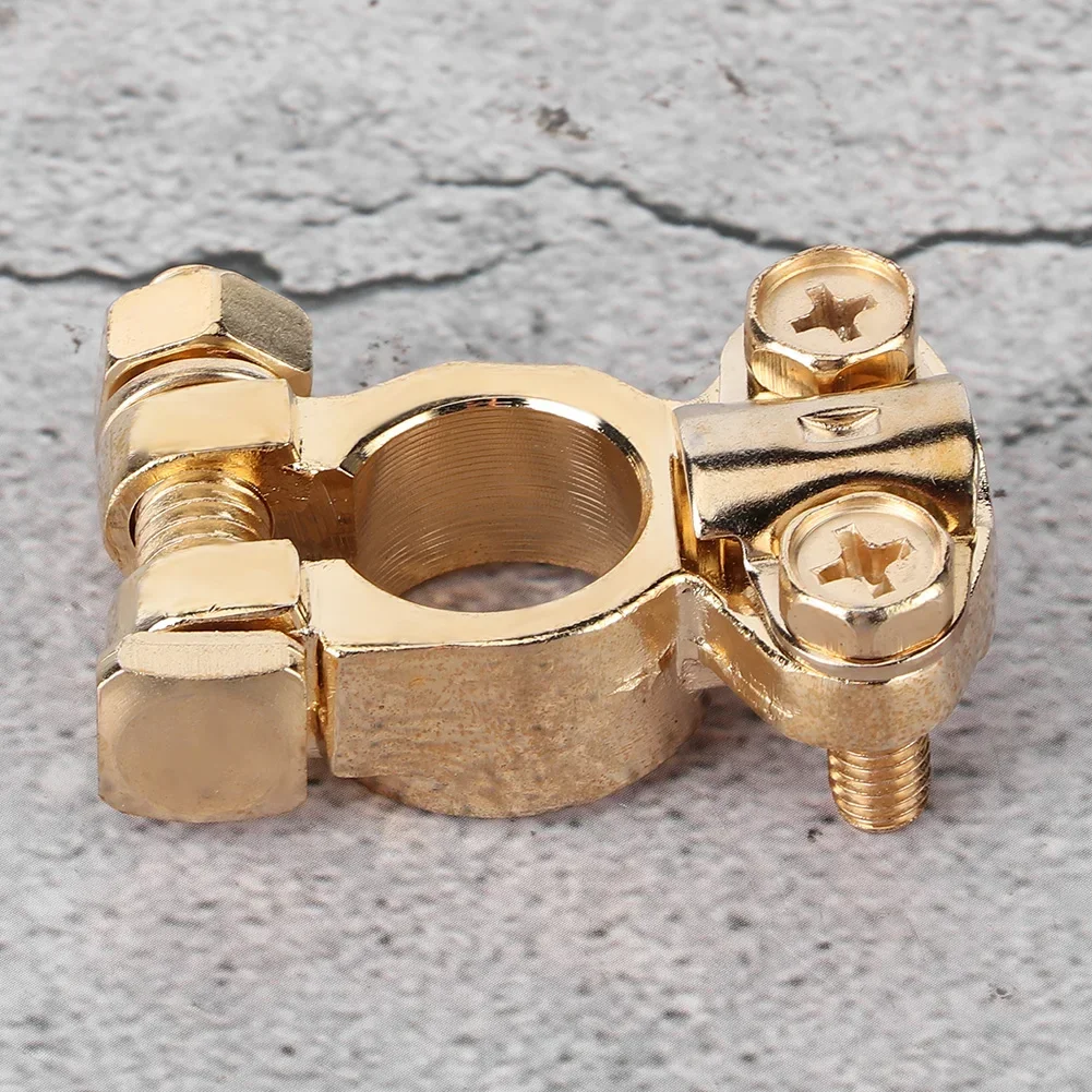 

Battery Terminal Brass Pole Connector 17-18.5mm 15.9-17.5mm Positive Negative For Car Truck Marine