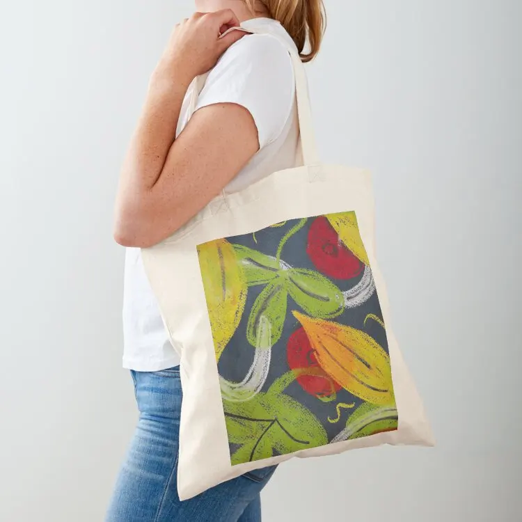 

Leaves and Fruit Tote Bag bags luxury women supermarket folding bag Women's bag tote university