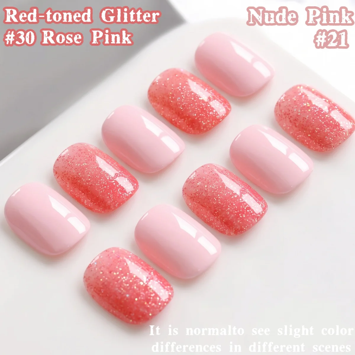 Hassleless 2-Color Nail Polish Gel Set in Cement Gray and Maple Leaf Orange, Suitable for Salon and Home DIY Nail Care, Glossy and Long-Lasting Nail Art Supplies, Long-Lasting Nail Gel.