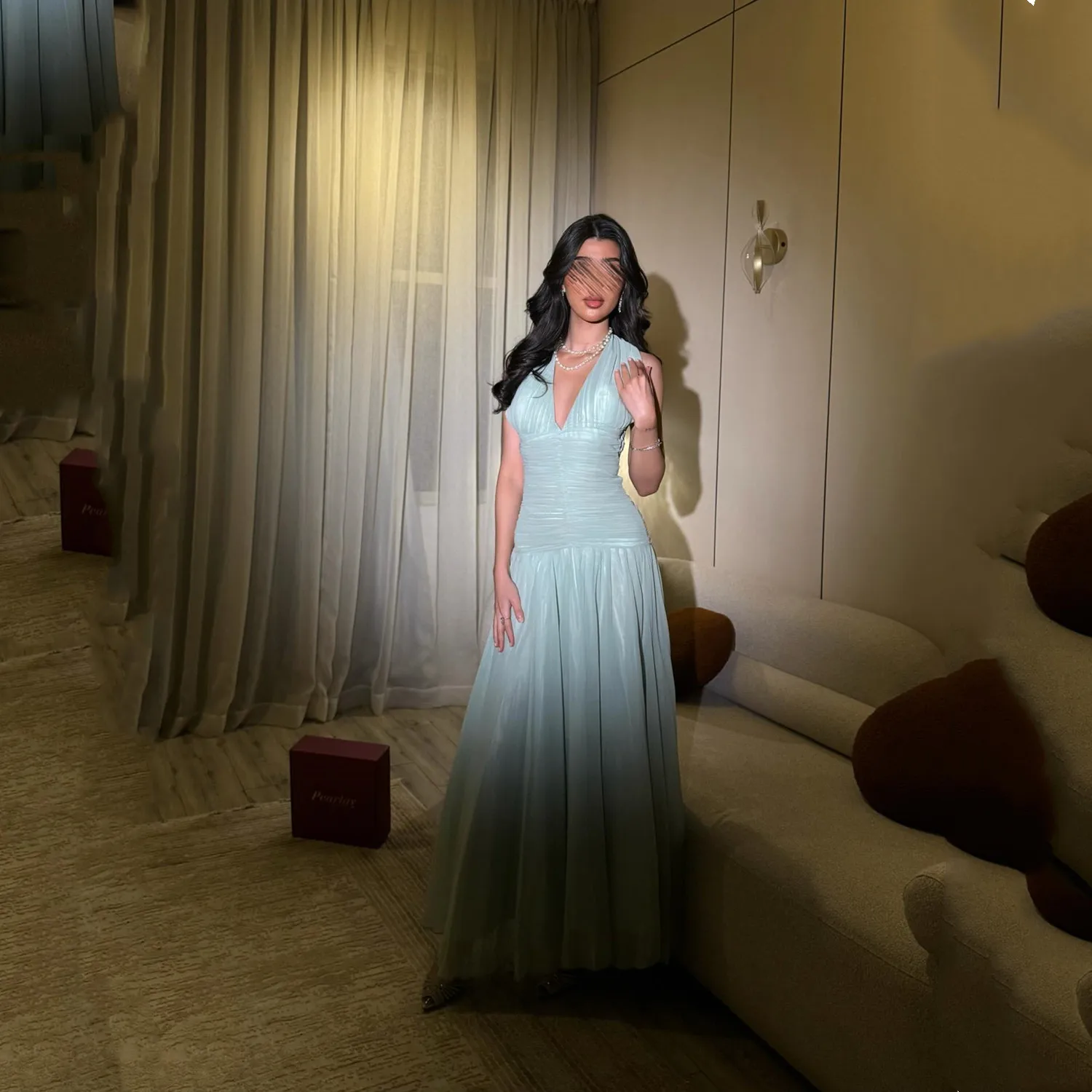 

Lorrtta Robes of Soirée Women's Evening Dress V-neckline Elegant Party Dresses 2025 فساتين سهرة Wedding Dresses for Parties Prom