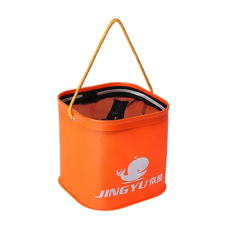 Collapsible Bucket Folding Fishing Bucket Fishing Accessories for Fishing Hiking